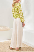 Load image into Gallery viewer, Combo Print Tie Blouse - Kiwizest
