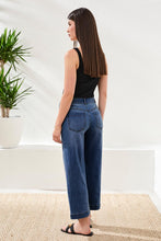 Load image into Gallery viewer, Audrey Crop Wide Leg Jeans - Fadedblue (Tribal)
