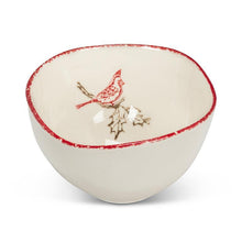 Load image into Gallery viewer, Cardinal Stamped Bowl

