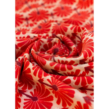 Load image into Gallery viewer, Rouge Palms Cotton Infinity Scarf (Powder)
