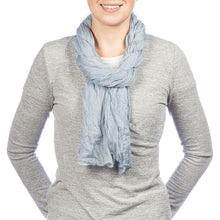 Load image into Gallery viewer, Classic Lightweight Scarf - Light Blue
