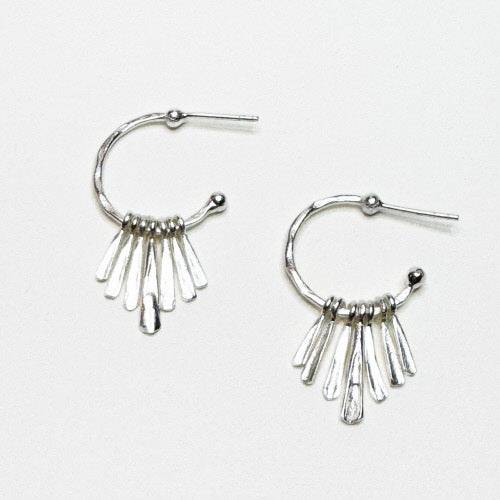 Tassels Hoop - Silver Plated (Bambu)