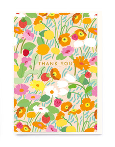 Floral Thank You Card