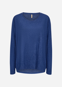 Softy Dolman Top - Estate Blue (Soya Concept)