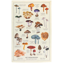 Load image into Gallery viewer, Mushrooms Fine Print Tea Towel (Danica)
