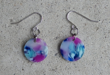 Mauve Dot Earring - Made in Toronto