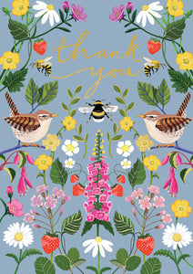 Hedgerow Thank You Card