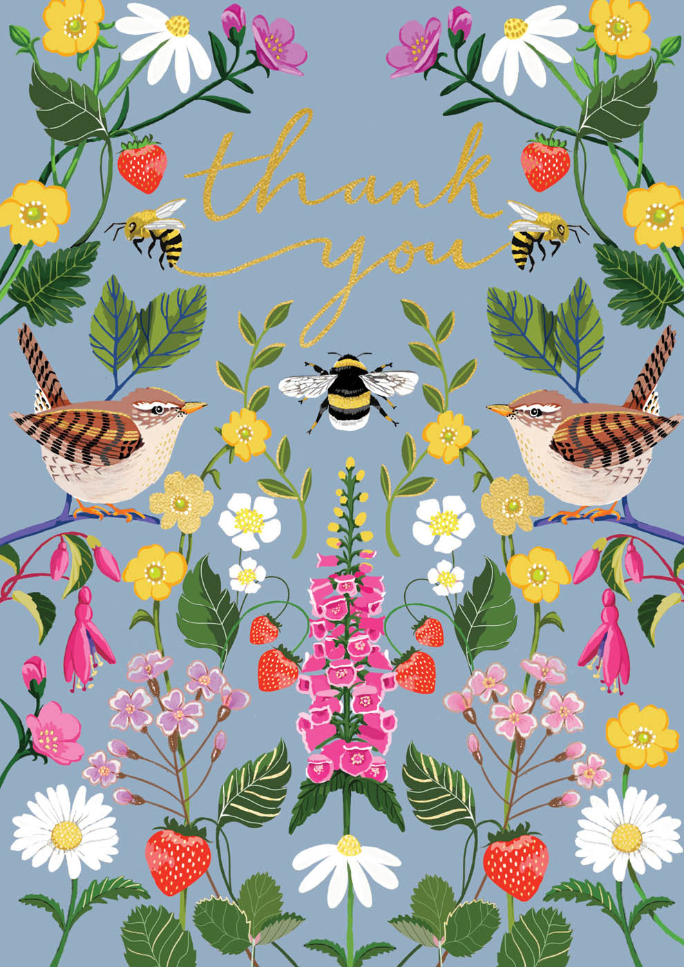 Hedgerow Thank You Card