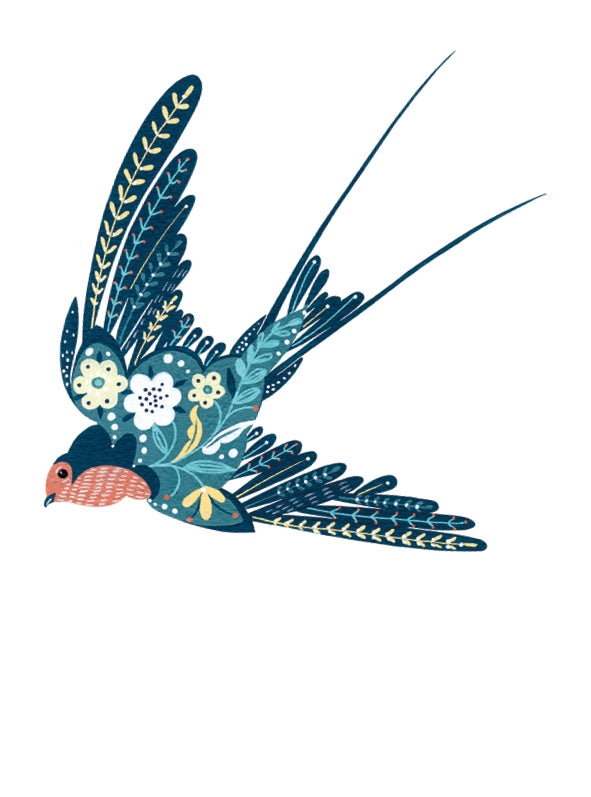 Pollen Blank Card - Swallow