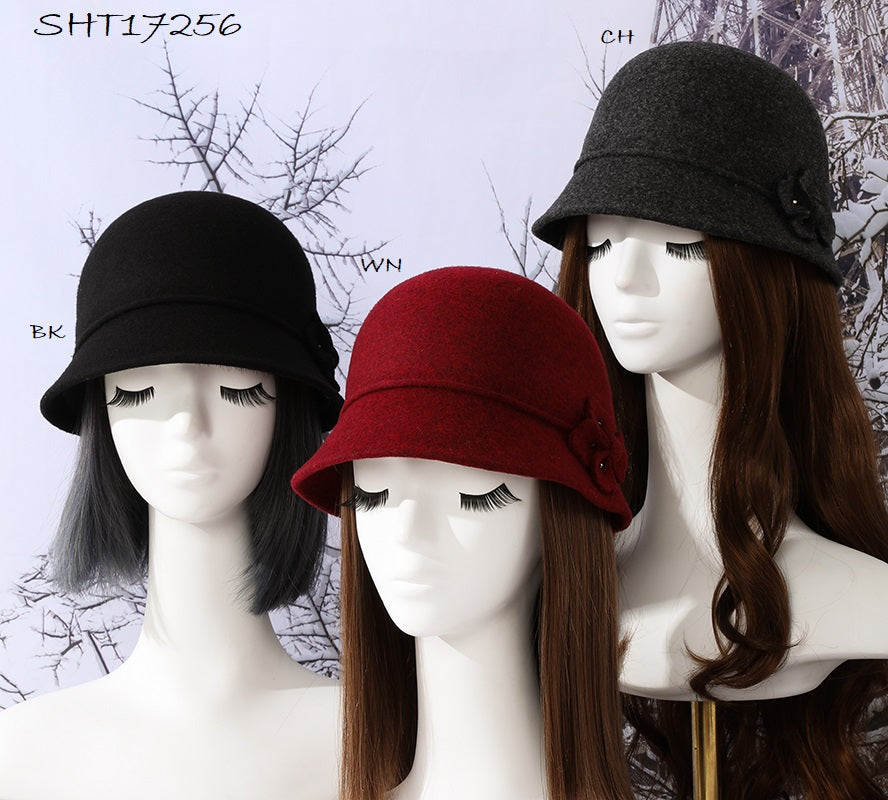 Clover Wool Bucket Hat