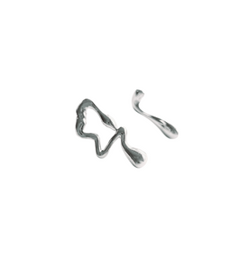 Lyric Miss Match Contemporary Stud -Silver Plated (Bambu)