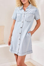 Load image into Gallery viewer, Denim Pocket Dress - Bondi Beach (Tribal)
