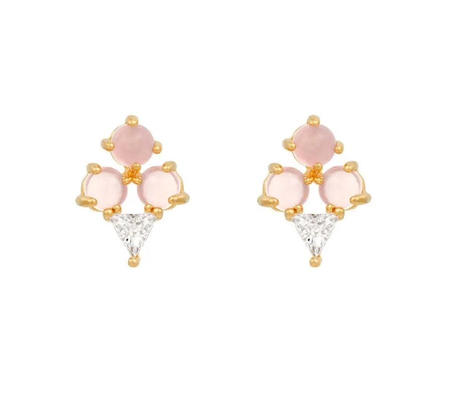 Opal Cluster Stud (Bambu)