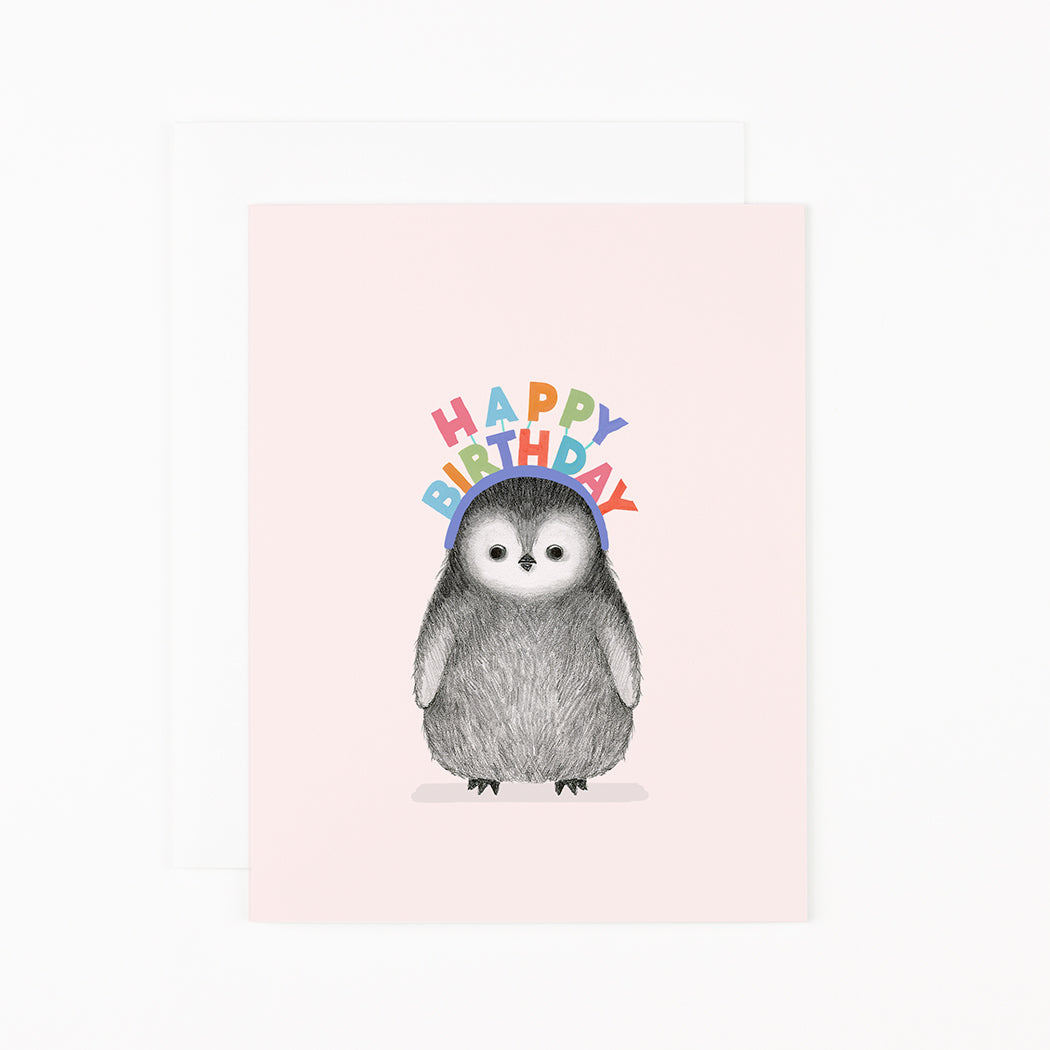 Birthday Penguin Card