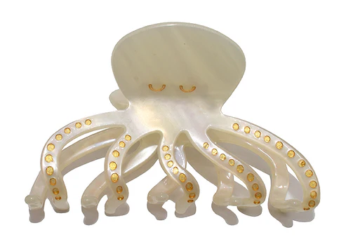 Octopus Hair Claw - White