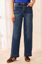 Load image into Gallery viewer, Audrey Button Fly Wide Leg - Dusk (Tribal)
