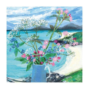 Pink Campion Blank Card