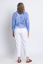 Load image into Gallery viewer, Patti Cardigan - Peri Daisy (Blue Sky)
