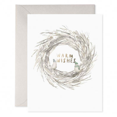 Bird Wreath Holiday Card