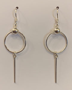Loop & Bar Long Earrings sterling Toronto