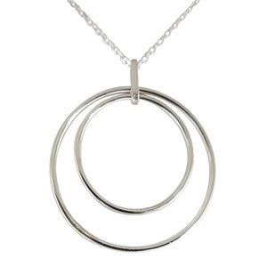 Double Ring Necklace sterling Toronto
