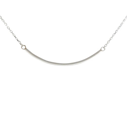 Curve Bar Necklace Sterling Toronto