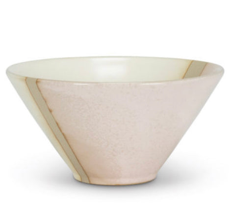 Rustic Bowl - pink and green
