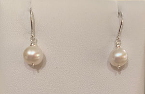 Fresh Water Pearl Drop Earrings sterling Toronto