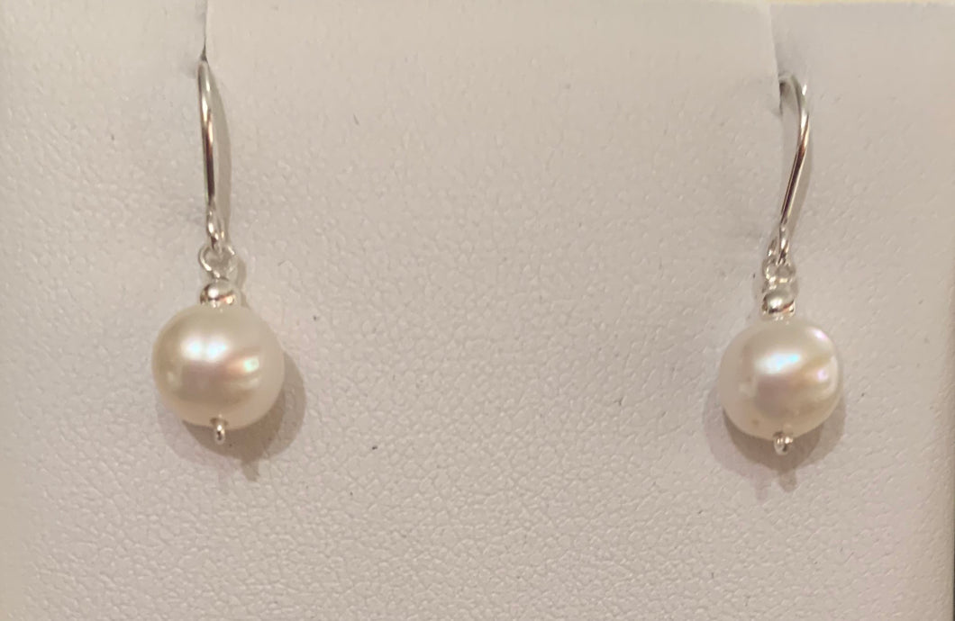 Fresh Water Pearl Drop Earrings sterling Toronto
