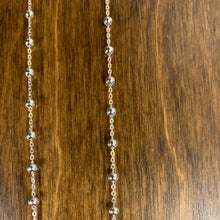 Load image into Gallery viewer, Sterling Ball Necklace 18”
