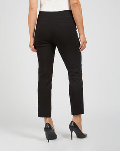 Cigarette Ankle Pant - Black (Renuar)