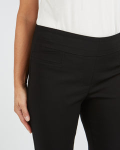 Cigarette Ankle Pant - Black (Renuar)