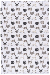 Cats Meow Single Tea Towel