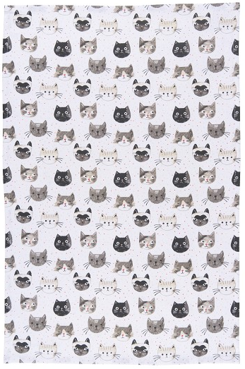 Cats Meow Single Tea Towel