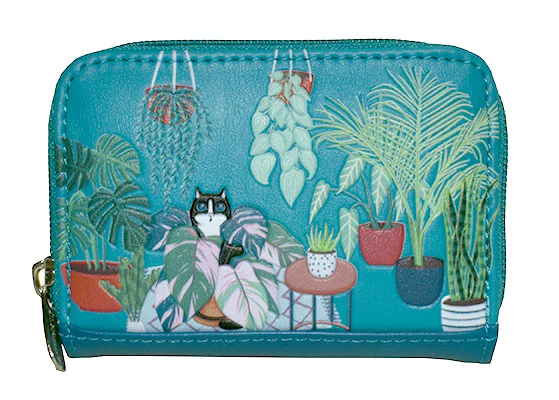Plant Life Change Purse - Teal