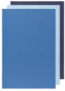 Floursack set/3 Tea Towels -moonlight/blue/indigo