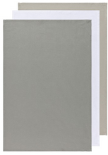 Load image into Gallery viewer, Floursack set/3 Tea Towels -gray/white/moonstruck
