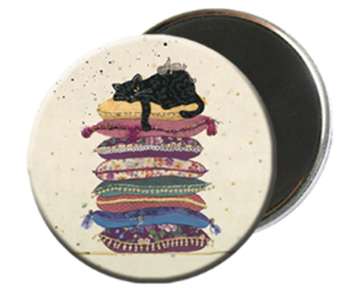 Cat on Cushions Magnet
