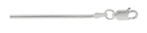 Sterling Silver Snake Chain - asst lengths